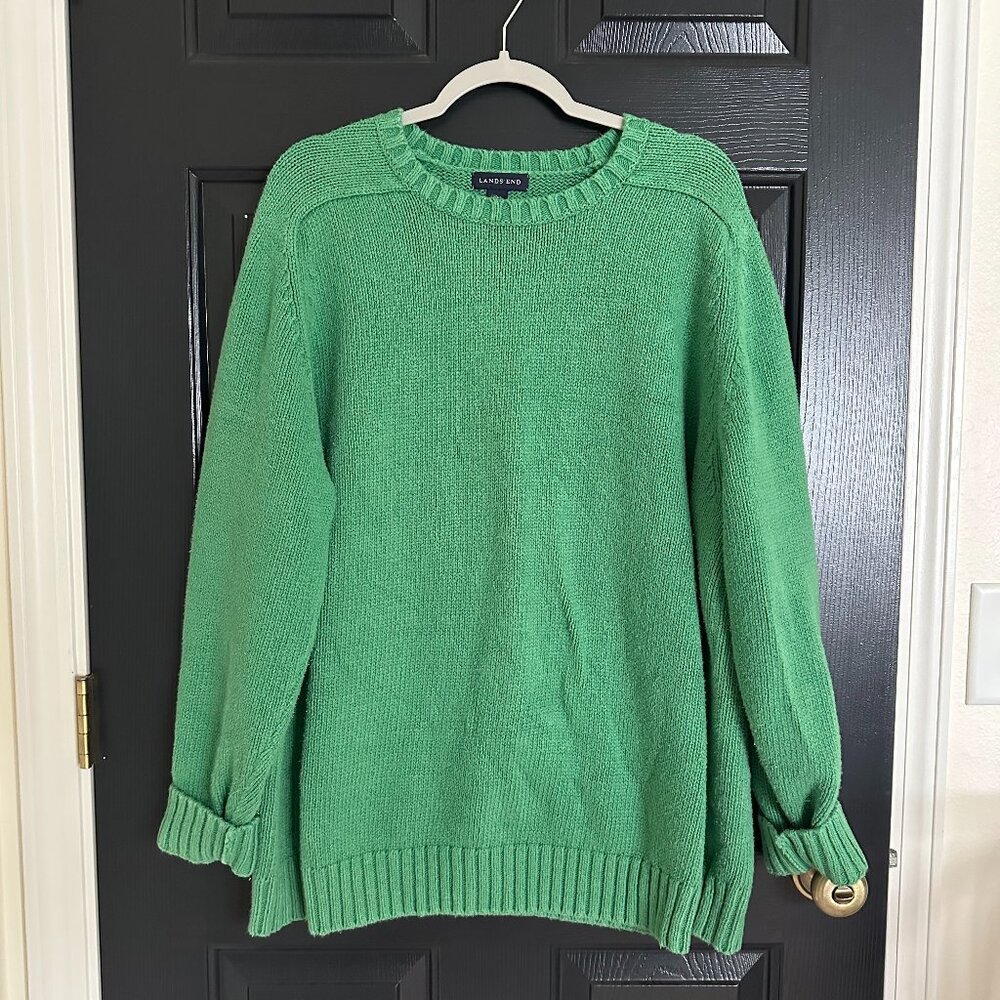 L.L. Bean Green Knit Sweater